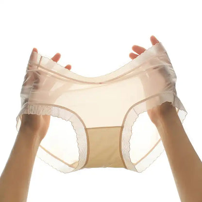 Slip Culotte Trasparente Elasticizzato a Vita Bassa