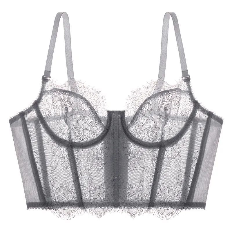 Bustier aus Spitze ohne Polsterung.